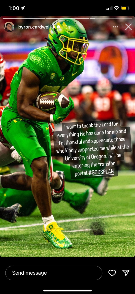 Byron Cardwell Transfer Story
